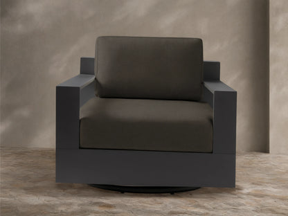 Bal Harbour Outdoor Aluminum Swivel Chair