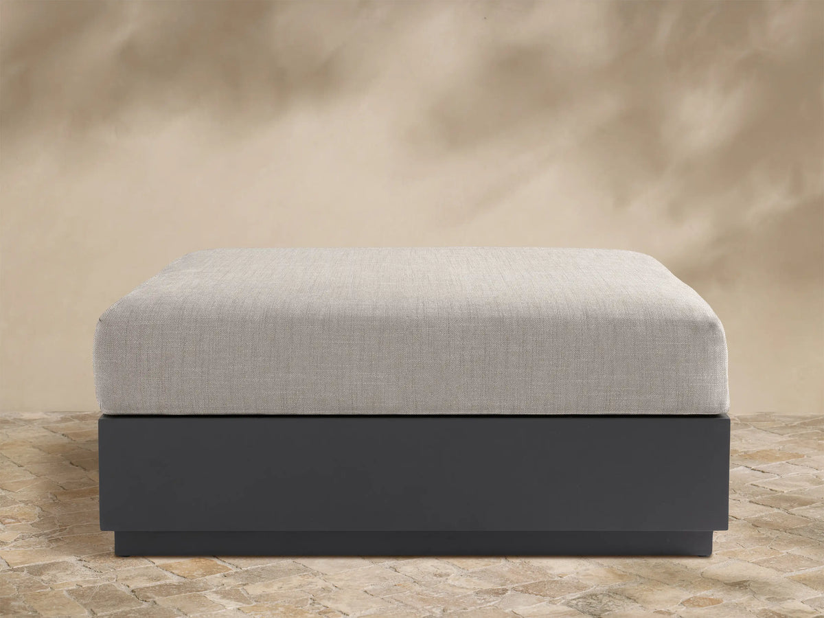 Bal Harbour Outdoor Aluminum Ottoman