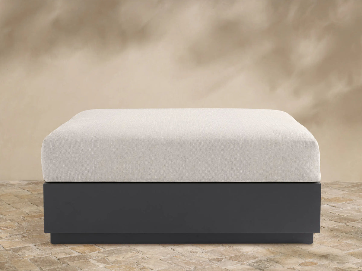 Bal Harbour Outdoor Aluminum Ottoman