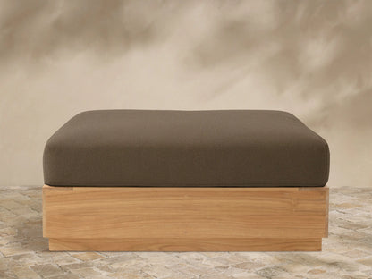 Bal Harbour Outdoor Teak Ottoman