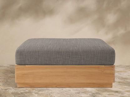 Bal Harbour Outdoor Teak Ottoman