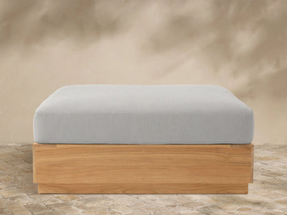 Bal Harbour Outdoor Teak Ottoman