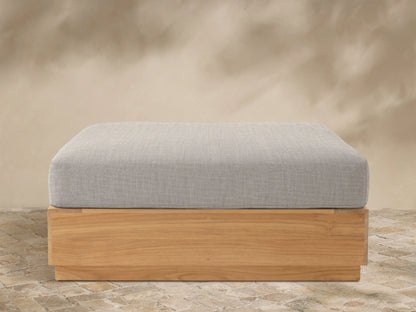 Bal Harbour Outdoor Teak Ottoman
