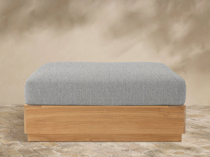 Bal Harbour Outdoor Teak Ottoman