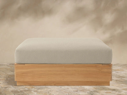 Bal Harbour Outdoor Teak Ottoman