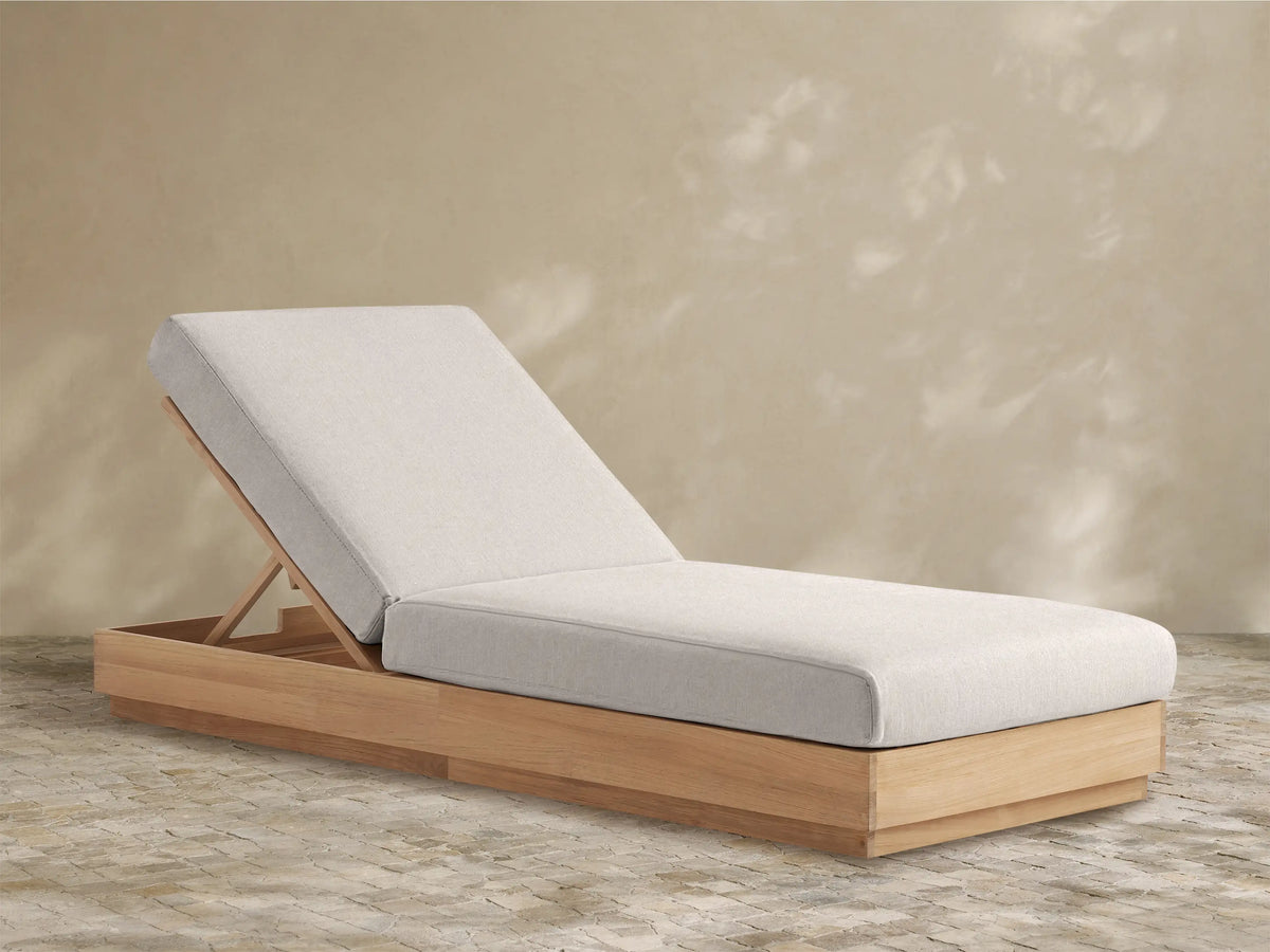 Bal Harbour Outdoor Teak Chaise