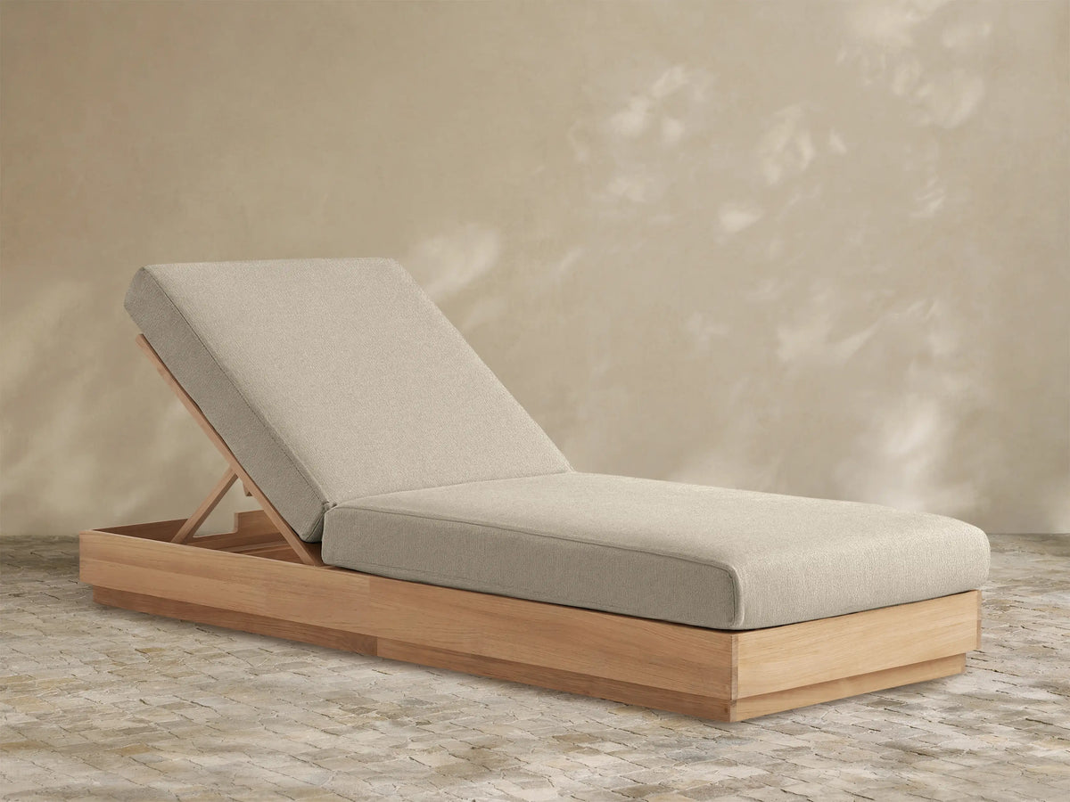 Bal Harbour Outdoor Teak Chaise