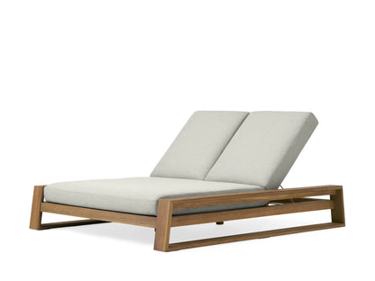 Canyon Outdoor Teak Double Chaise