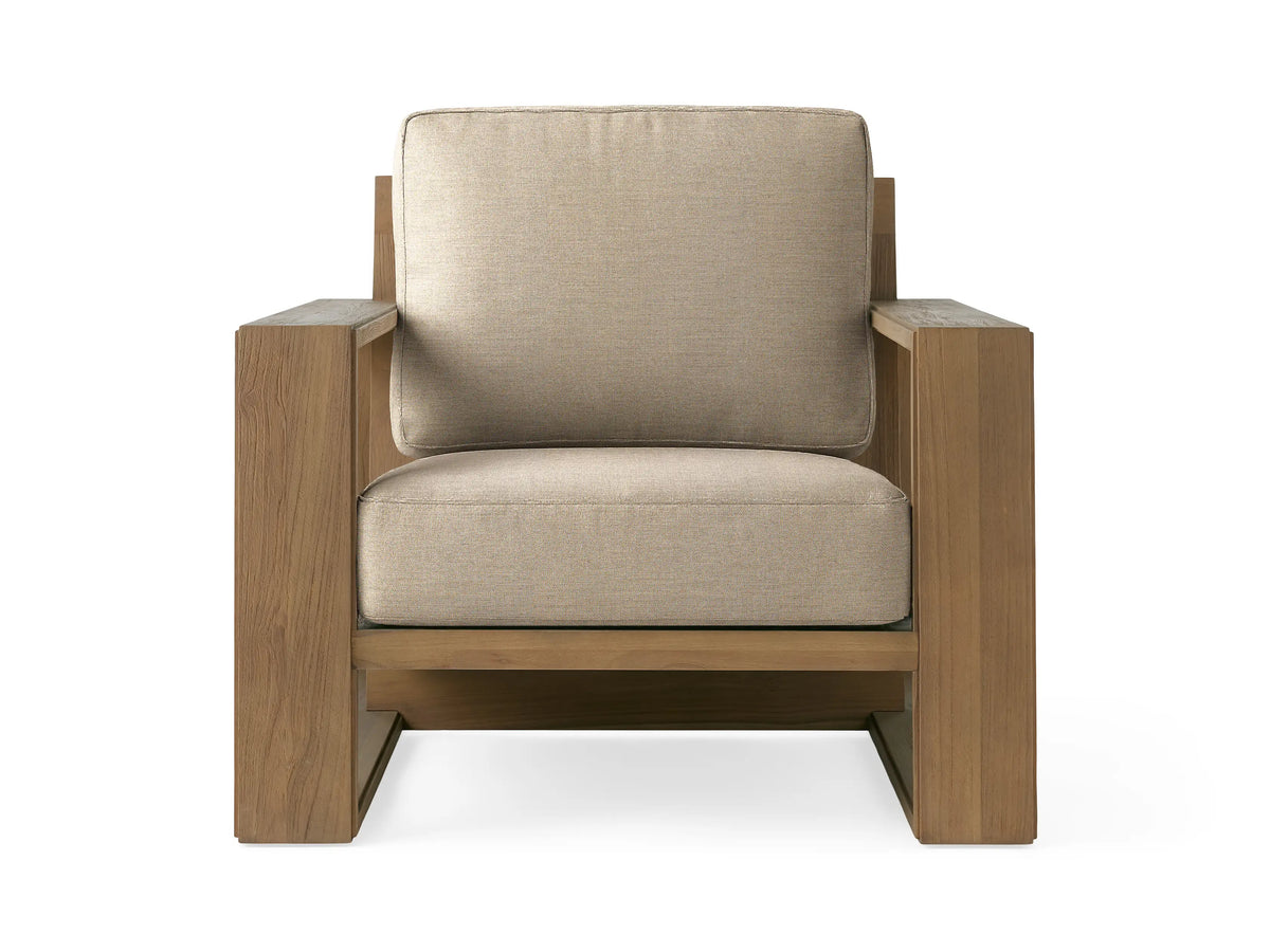 Canyon Outdoor Teak Lounge Chair