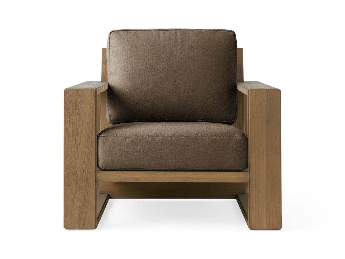 Canyon Outdoor Teak Lounge Chair