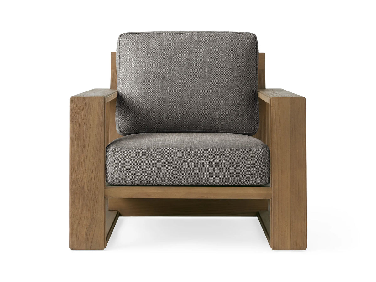 Canyon Outdoor Teak Lounge Chair