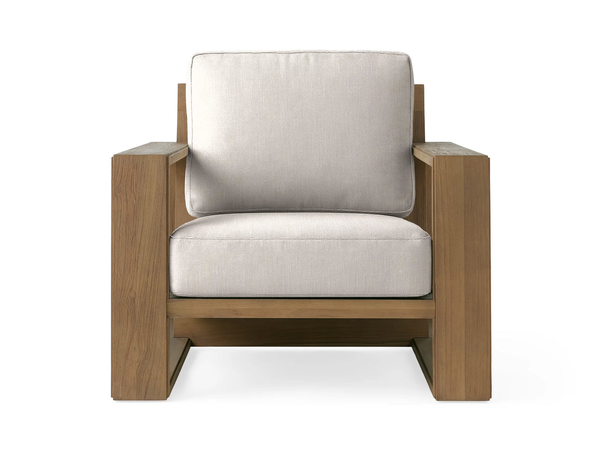Canyon Outdoor Teak Lounge Chair