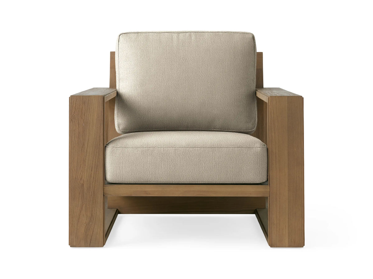 Canyon Outdoor Teak Lounge Chair