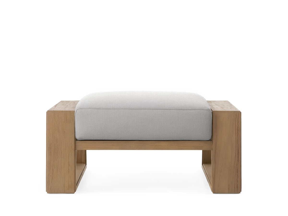 Canyon Outdoor Teak Ottoman