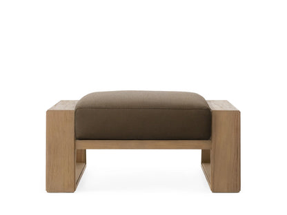 Canyon Outdoor Teak Ottoman
