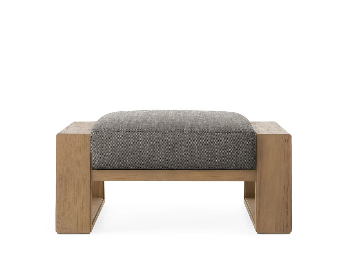 Canyon Outdoor Teak Ottoman