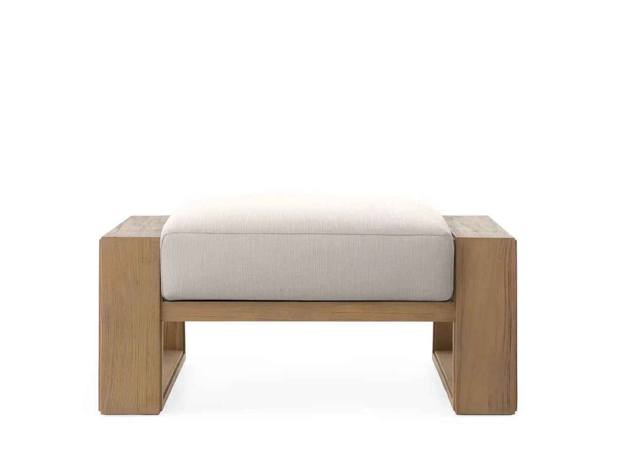 Canyon Outdoor Teak Ottoman