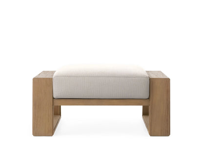 Canyon Outdoor Teak Ottoman