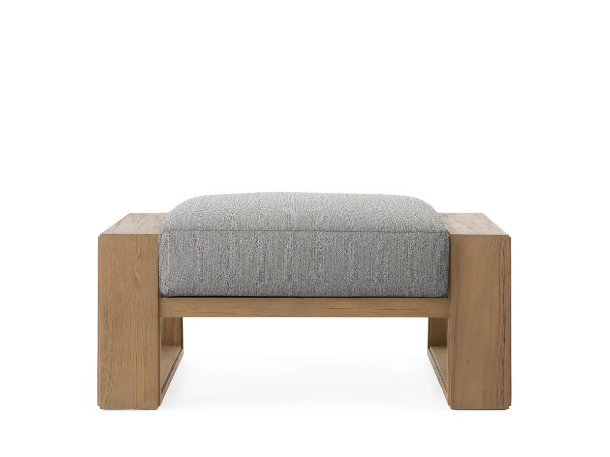 Canyon Outdoor Teak Ottoman