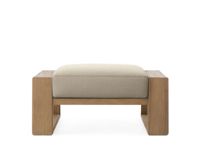 Canyon Outdoor Teak Ottoman