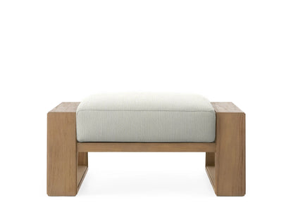 Canyon Outdoor Teak Ottoman