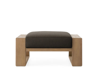 Canyon Outdoor Teak Ottoman