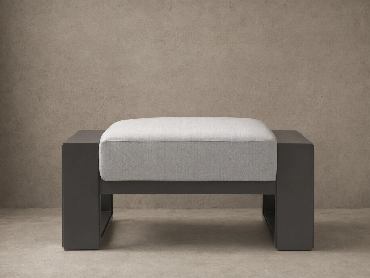 Canyon Outdoor Aluminum Ottoman