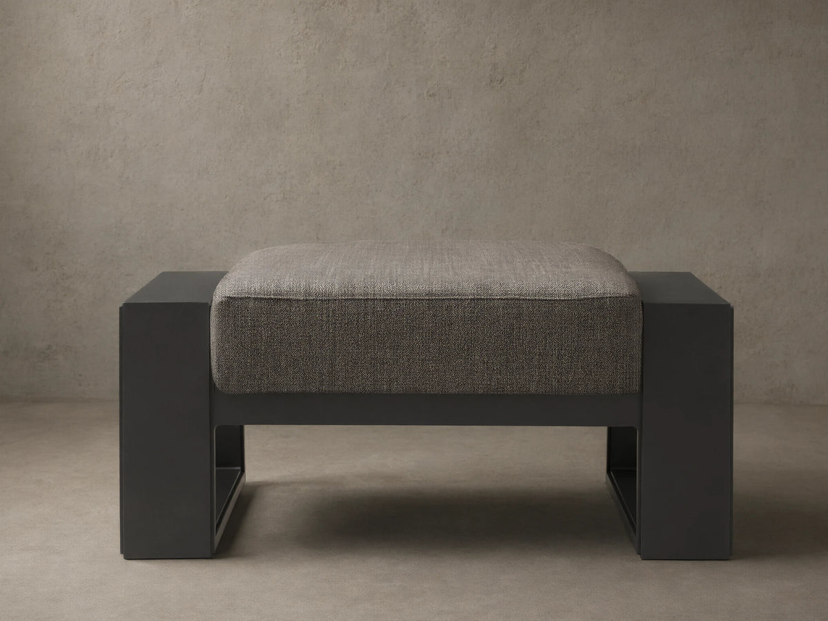 Canyon Outdoor Aluminum Ottoman