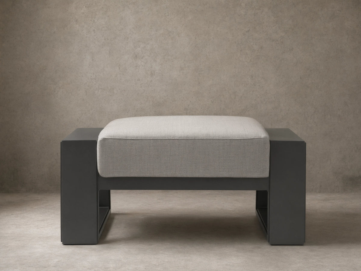 Canyon Outdoor Aluminum Ottoman