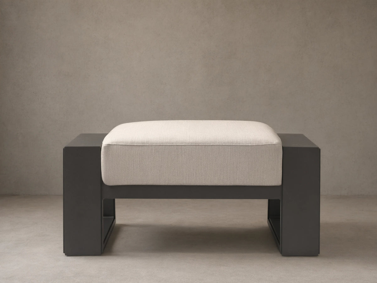 Canyon Outdoor Aluminum Ottoman
