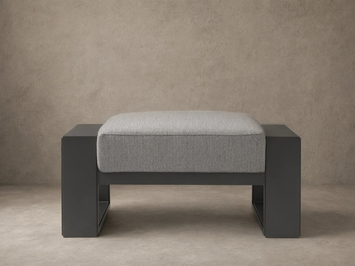 Canyon Outdoor Aluminum Ottoman