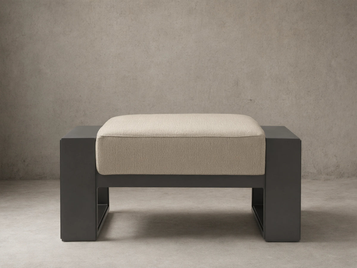 Canyon Outdoor Aluminum Ottoman