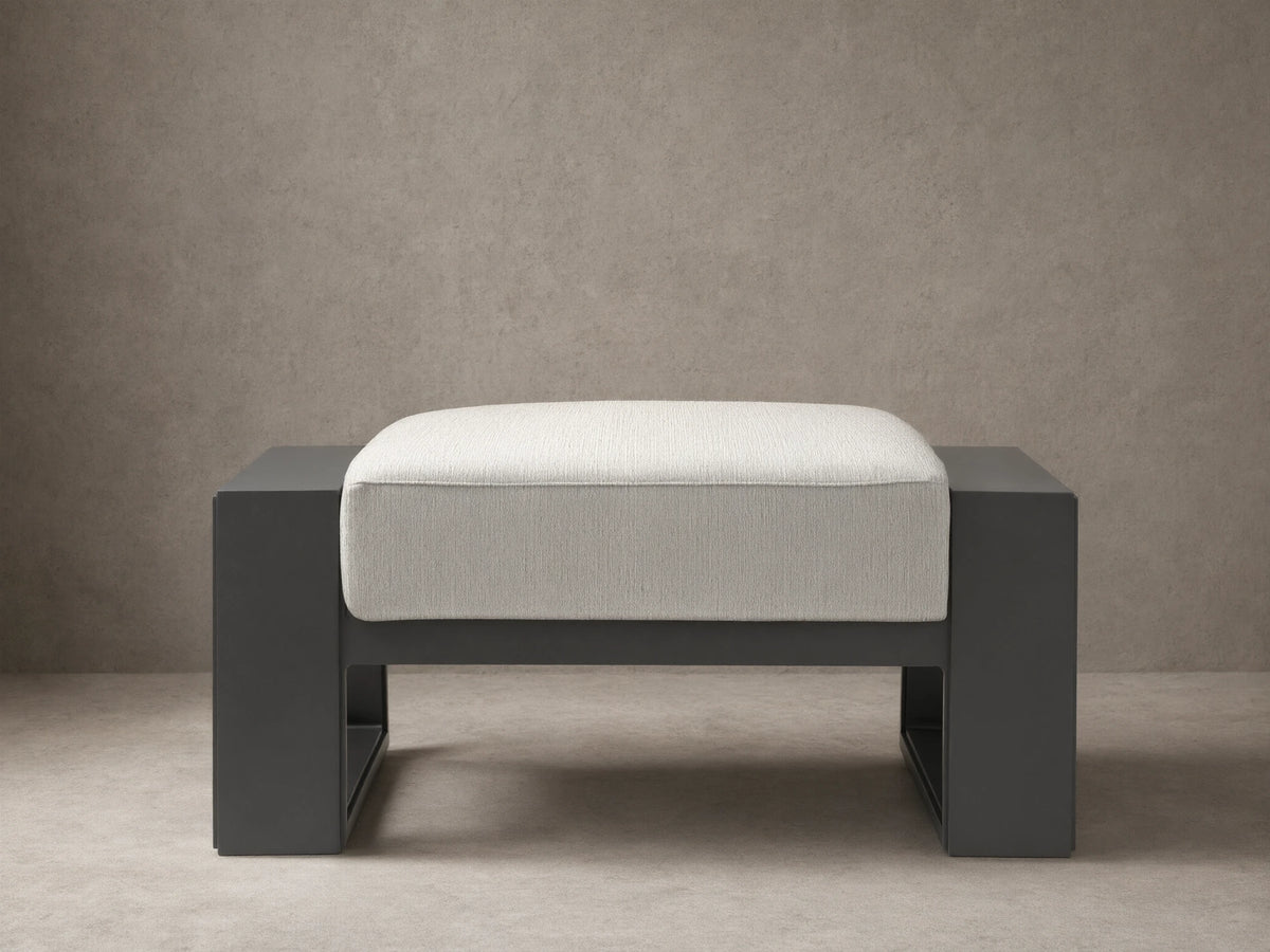 Canyon Outdoor Aluminum Ottoman
