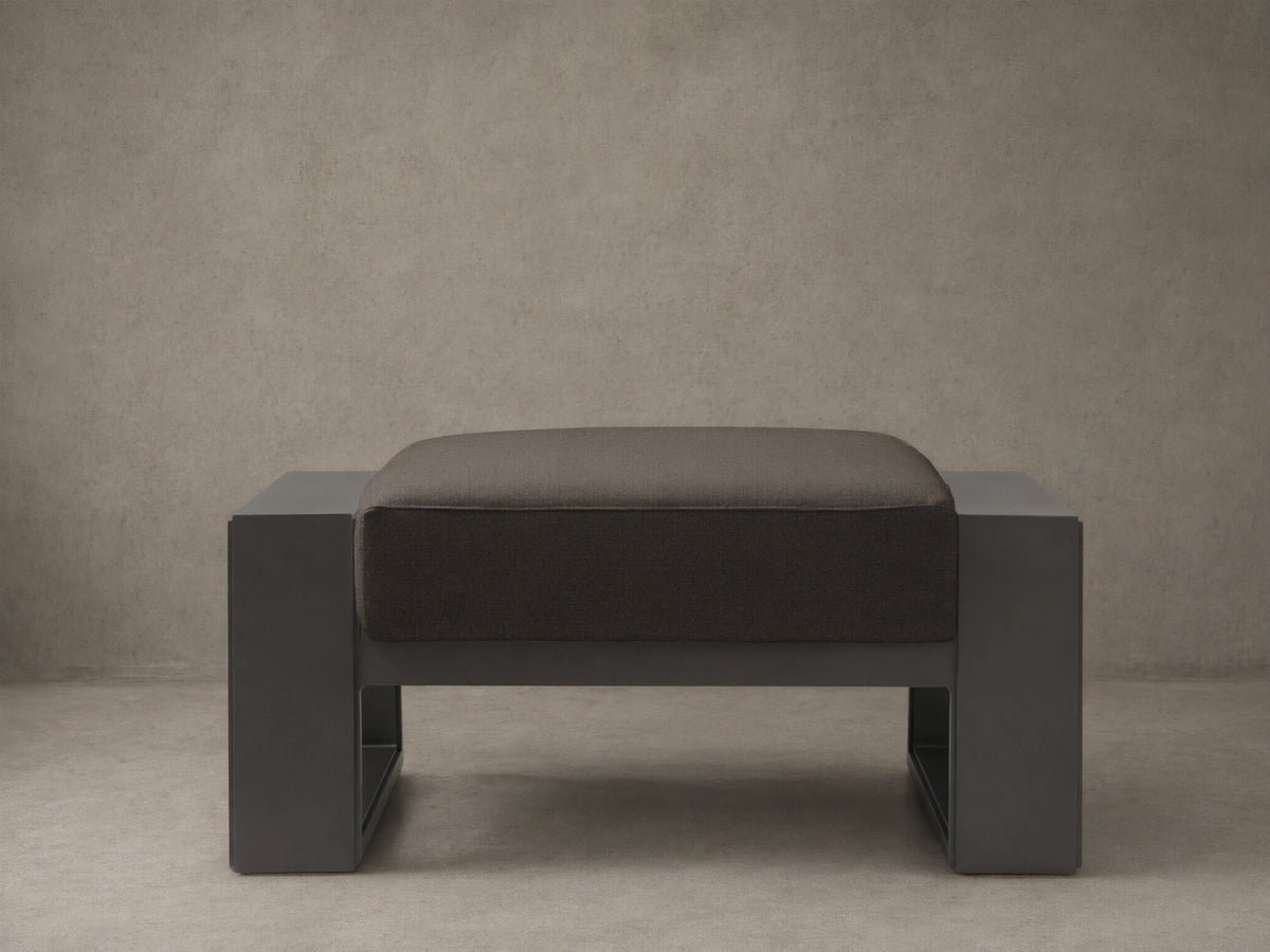 Canyon Outdoor Aluminum Ottoman
