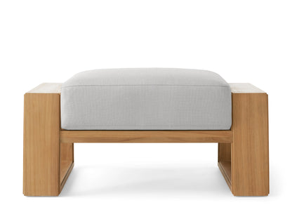 Canyon Outdoor Teak Ottoman