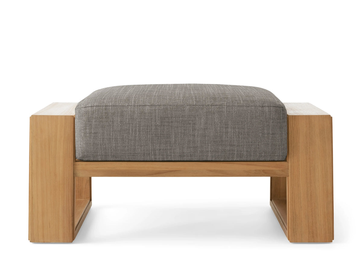 Canyon Outdoor Teak Ottoman