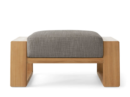 Canyon Outdoor Teak Ottoman