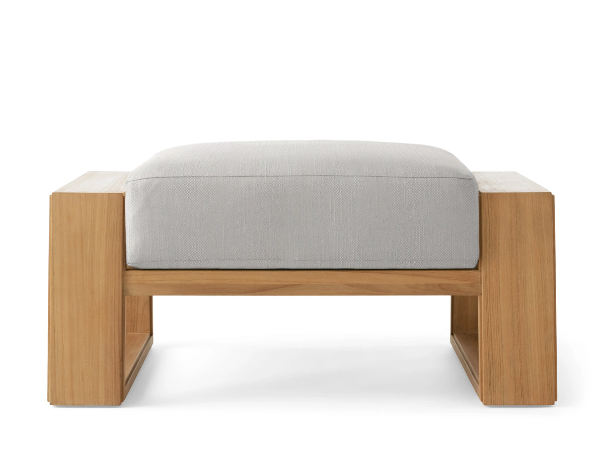Canyon Outdoor Teak Ottoman