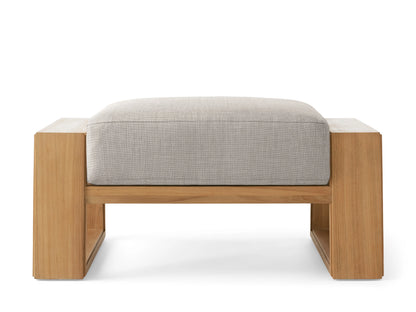 Canyon Outdoor Teak Ottoman