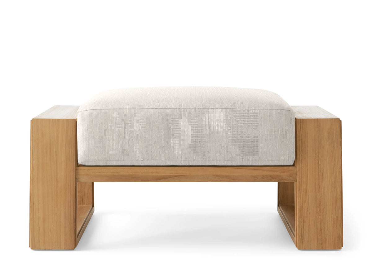 Canyon Outdoor Teak Ottoman