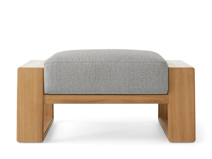 Canyon Outdoor Teak Ottoman