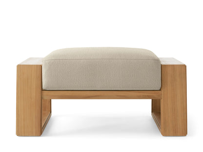 Canyon Outdoor Teak Ottoman