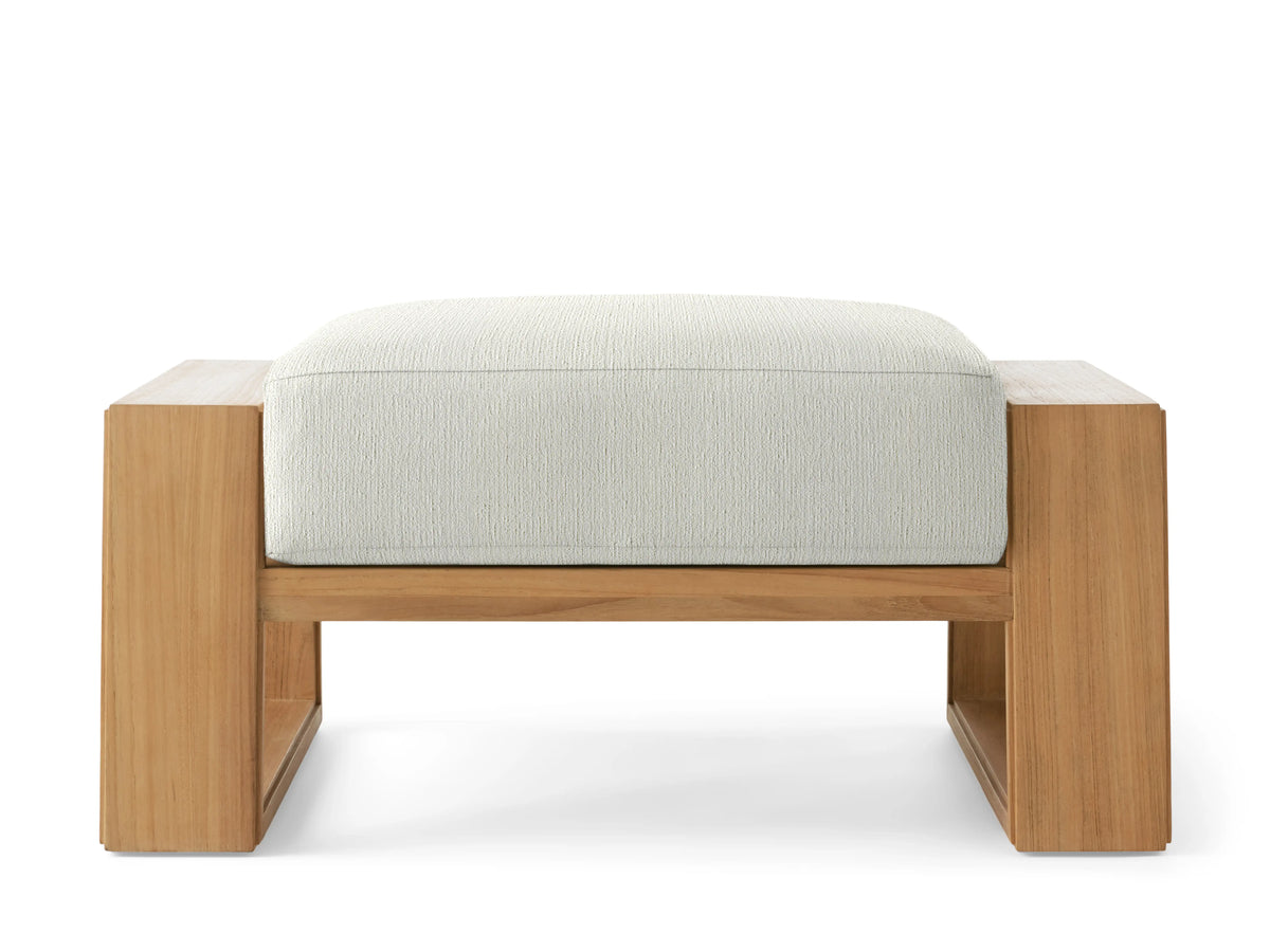 Canyon Outdoor Teak Ottoman