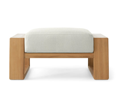 Canyon Outdoor Teak Ottoman