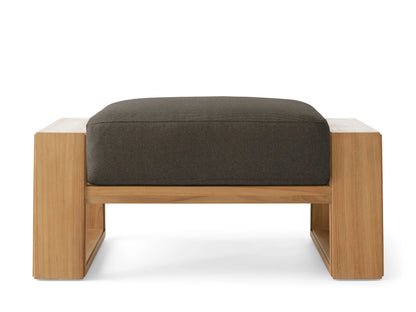 Canyon Outdoor Teak Ottoman