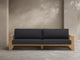 ROSEMOUNT GRAPHITE / NATURAL TEAK / 96"