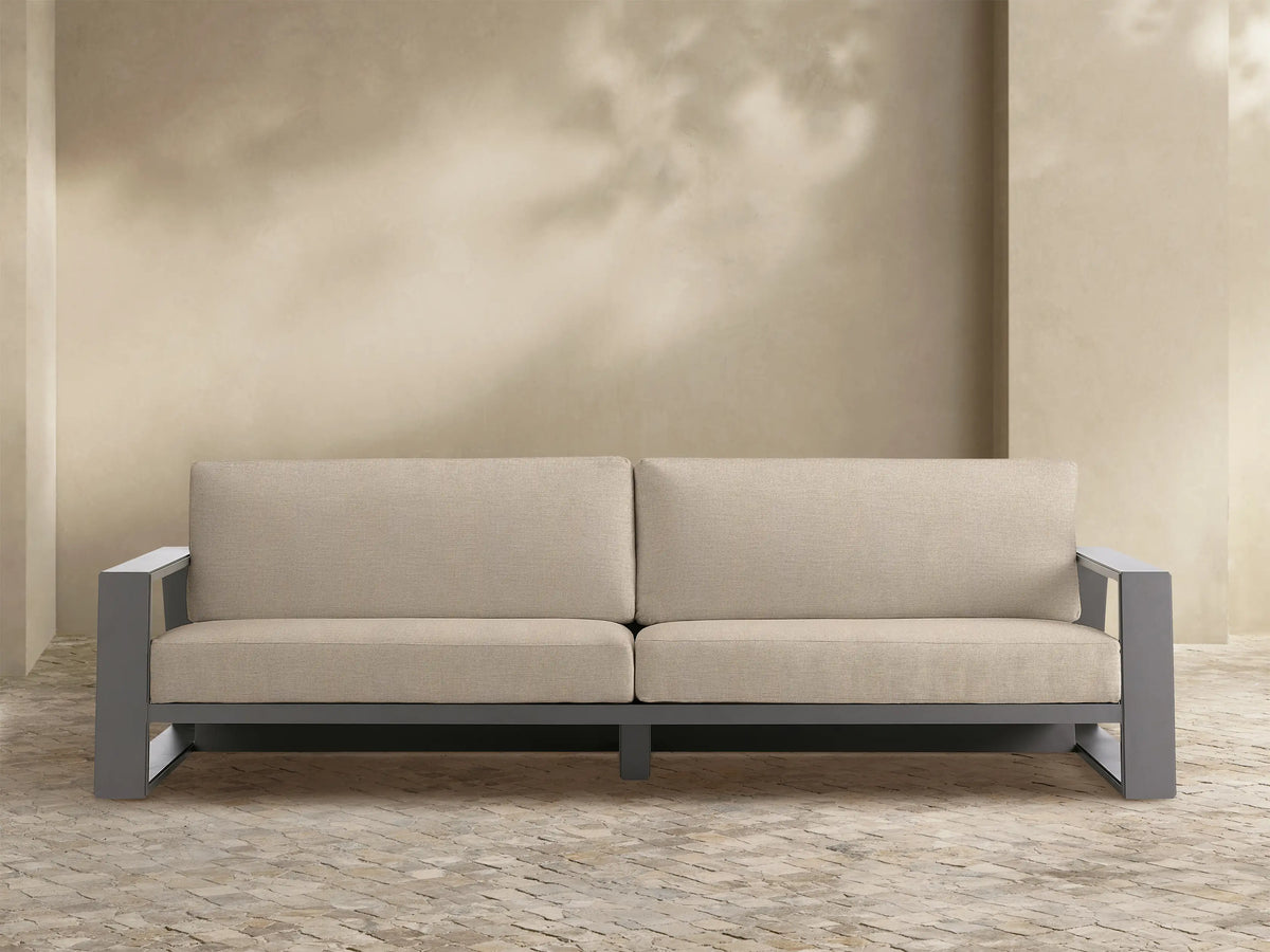 Canyon Outdoor Aluminum Sofa