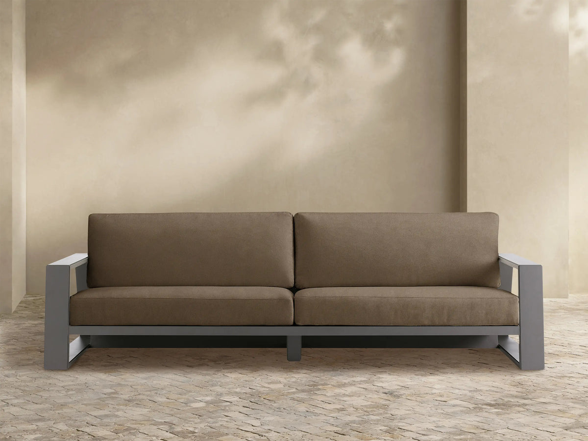 Canyon Outdoor Aluminum Sofa