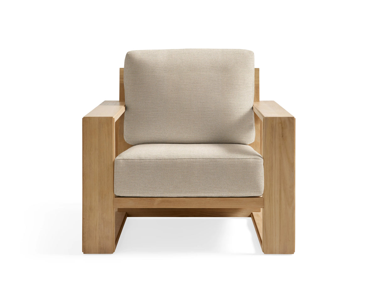 Canyon Outdoor Teak Lounge Chair