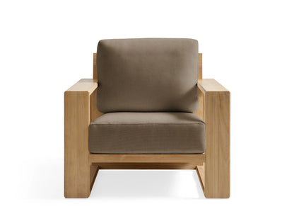 Canyon Outdoor Teak Lounge Chair